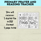 Doubt Not Fear Not Coloring Page | Youth Theme | Youth Coloring Page | Scripture Coloring Page | Church Printables | Sunday School