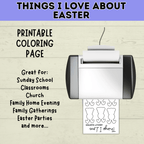 Happy Easter Printables | Easy Easter Craft | Things I Love About Easter | Toddler Easter | Easter Crafts | Kids Easter | Easter Printables