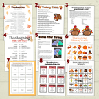 The Mega Kids Thanksgiving Activity and Crafts Bundle