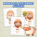 Preschool Toddler Bible Sunday School Lessons Puzzle, Old Testament, Bible