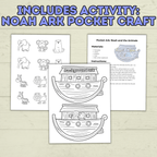 Trust in God Lesson, Bible Lesson, Job Story, Job Lesson, Noah Lesson, Noah and the Ark, Job Trivia, Sunday School Activity