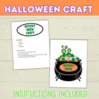 Kids Halloween Craft | Witch's Brew Caldron Craft | Halloween Craft Kit | Halloween Party | Halloween Printable | Digital Download
