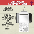 Abraham and Isaac Coloring Page | Abraham and Sarah | Bible Activity Page | Kids Activity Placemat | Bible Lesson Plans | Digital Download
