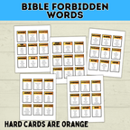 Church Taboo Card Game | Religious Card Game | Games for Church