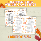 Thanksgiving Kids Game | Thanksgiving Party Game | Kids Digital Download | Kids Game | PDF download | Thanksgiving Activity | Family Game