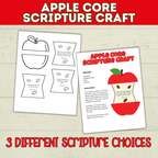 Apple Scripture Craft for Kids