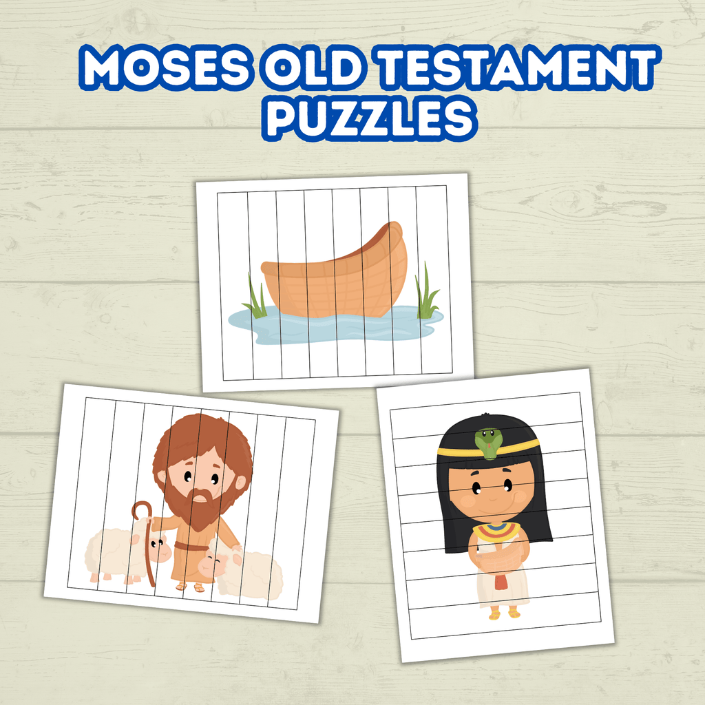 Preschool Toddler Bible Sunday School Lessons Puzzle, Old Testament, Bible