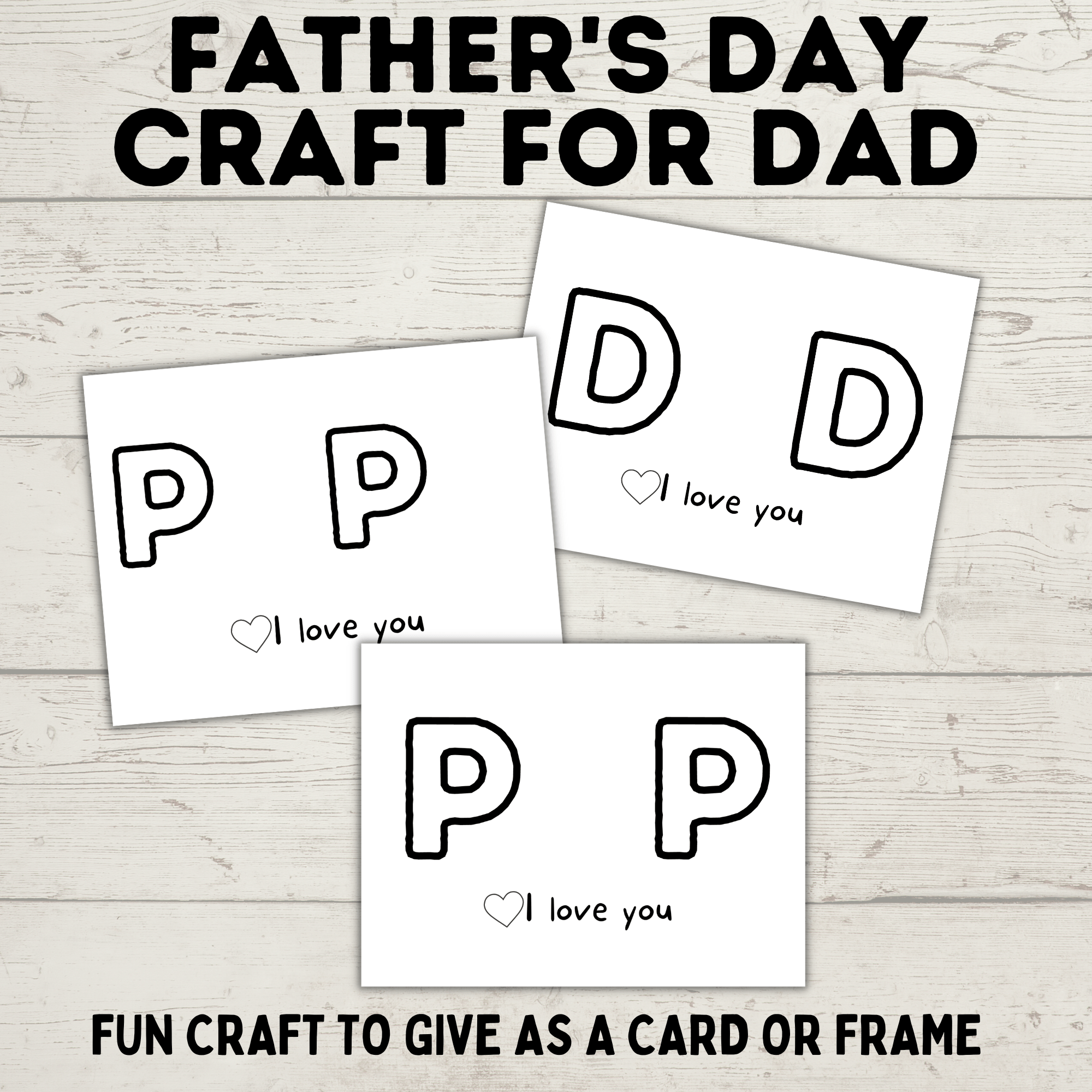 Father's Day Hand Craft for Kids | Father's Day Gift