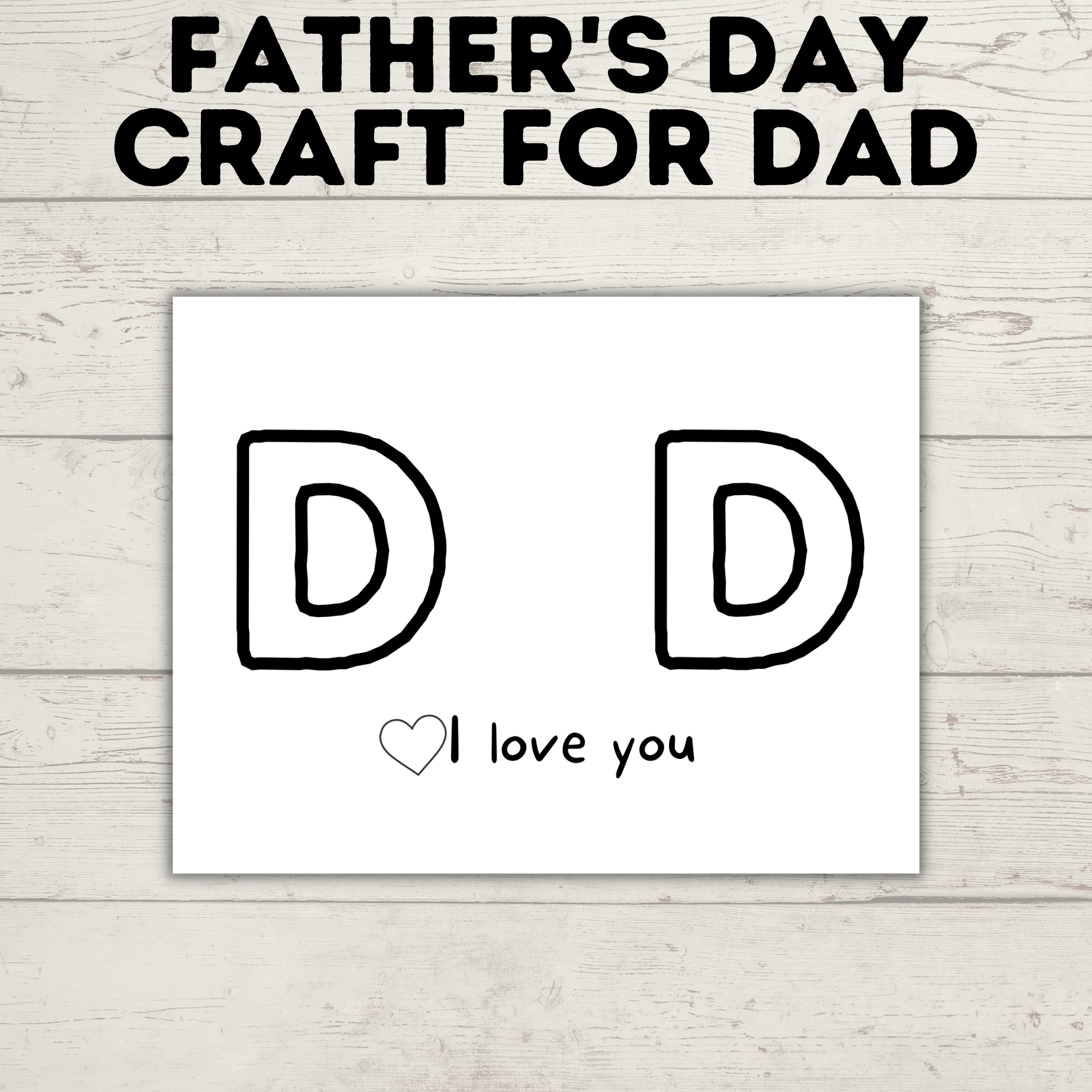 Father's Day Hand Craft for Kids | Father's Day Gift