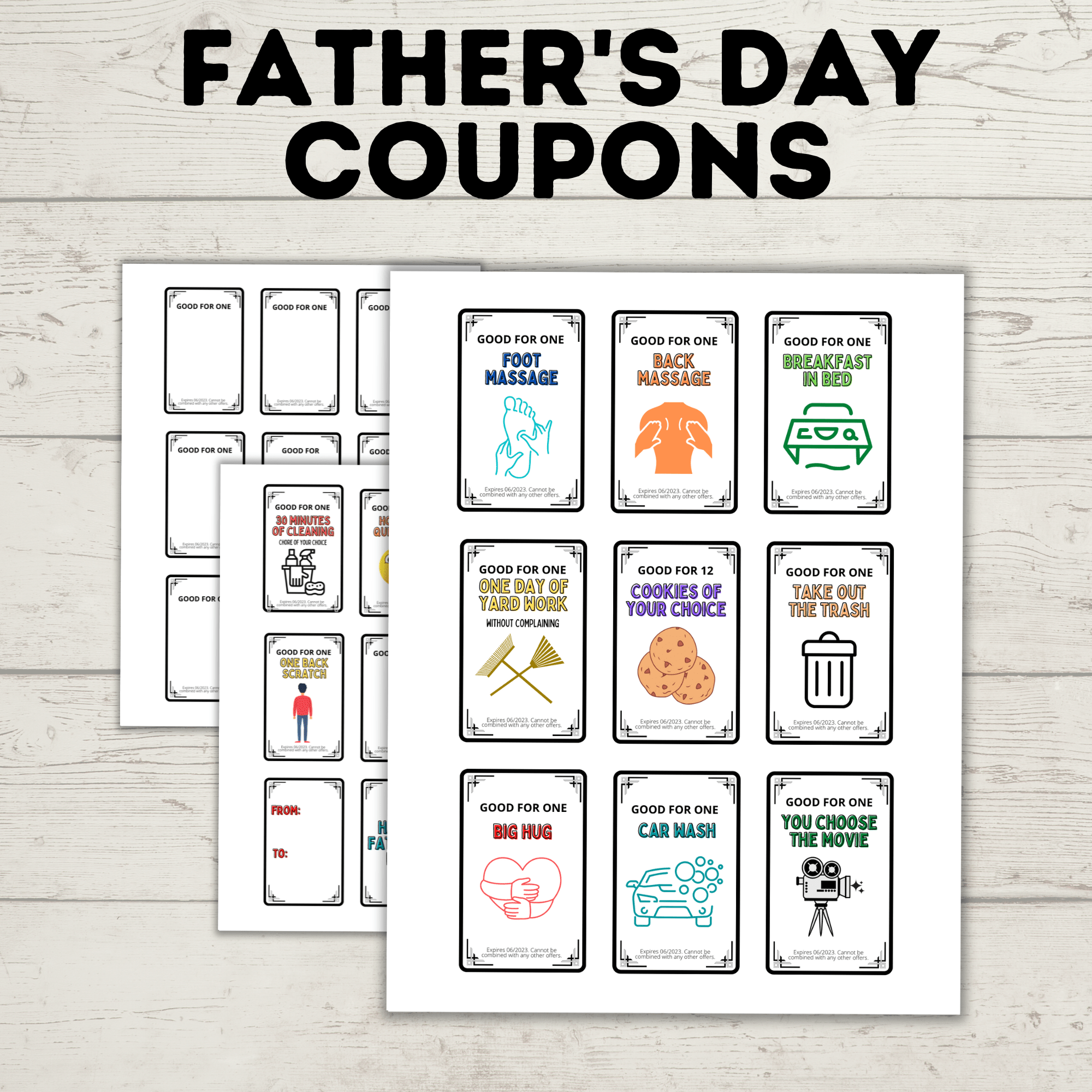Father's Day Coupons | Coupons for Dad | Father's Day Gift