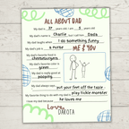 Father's Day | Father's Day Questionnaire for Kids | Father's Day Gifts | Dad Questions | Toddler Questionnaire | Father's Day Interview
