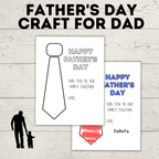 Tie Craft | Father's Day Craft | Father's Day Gift | Dad Craft