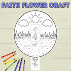 Faith Crafts, Faith Craft Bundle, Bible Crafts, Sunday School Crafts, Homeschool, Christian Crafts, Cut and Paste Crafts, Kids Crafts,