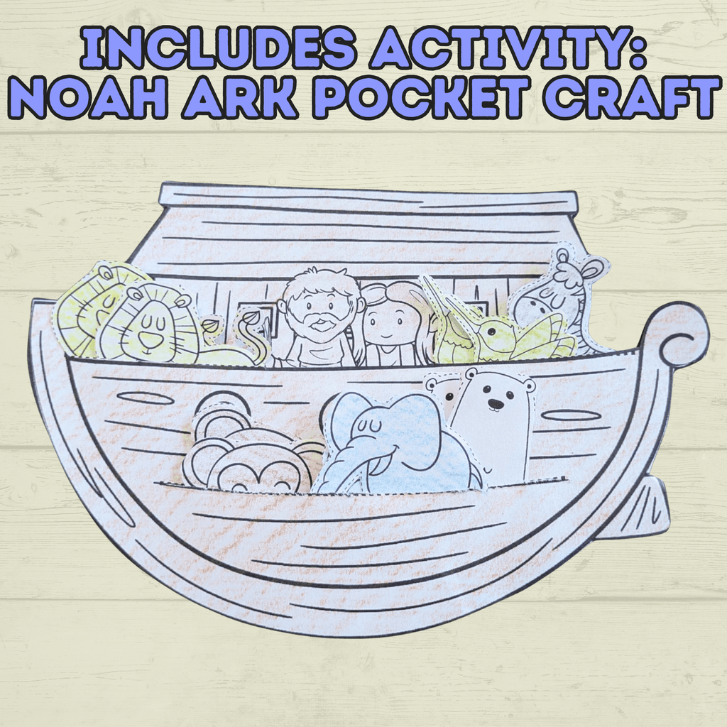 Trust in God Lesson, Bible Lesson, Job Story, Job Lesson, Noah Lesson, Noah and the Ark, Job Trivia, Sunday School Activity