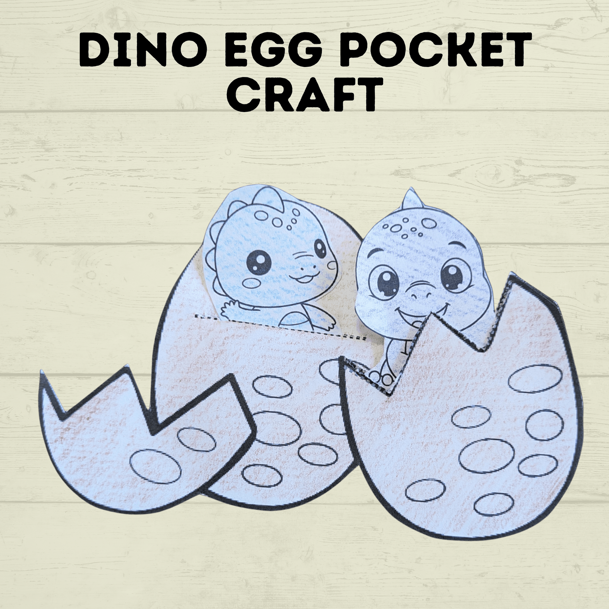 Dinosaur Egg Cut and Paste Craft, Preschool Crafts, Toddler crafts, Homeschool, Dino Egg Craft