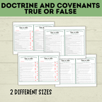 Doctrine and Covenants True or False | Doctrine and Covenants Quiz | Scripture Quiz | Come Follow Me | D&C Lesson | Sunday School Lesson