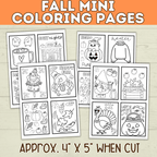 Fall Coloring Pages | Fall Activity Page | Fall | Fall Printables | Fall Preschool | Digital Download | Halloween Printable