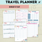 Travel Planner for the Whole Family | Family Planner | Budget Planner | Travel Calendar | Travel Itinerary | Travel Research | PDF download