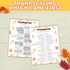 Thanksgiving Kids Game | Thanksgiving Party Game | Kids Digital Download | Kids Game | PDF download | Thanksgiving Activity | Family Game