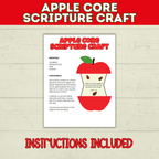 Apple Scripture Craft for Kids
