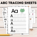 ABC Tracing Letters for Kids | Preschool Worksheets | ABC Worksheets
