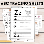 ABC Tracing Letters for Kids | Preschool Worksheets | ABC Worksheets