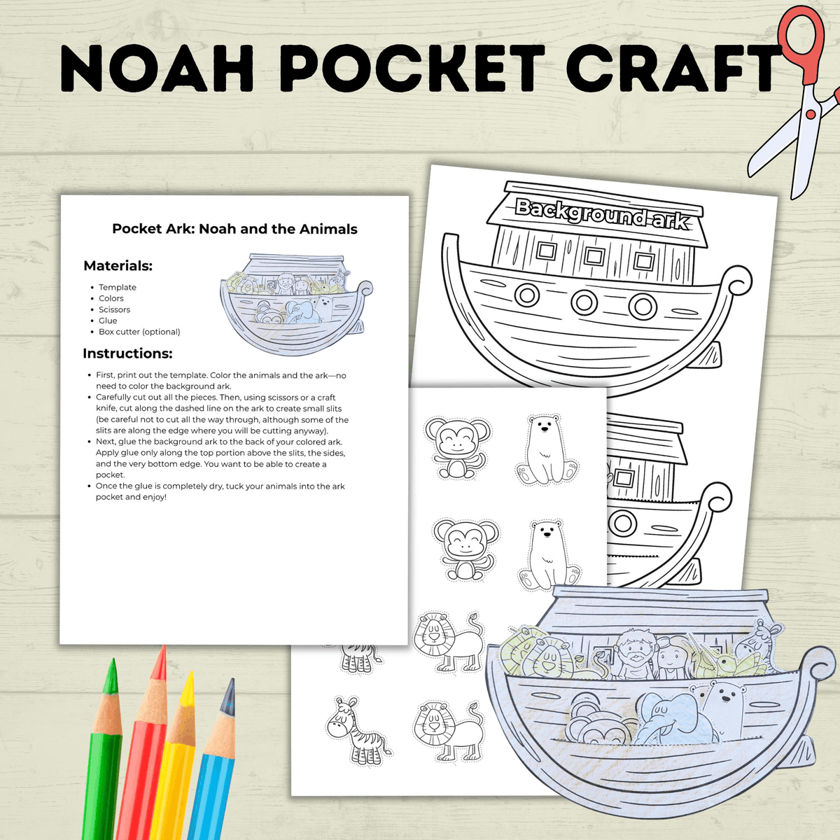 Trust in God Lesson, Bible Lesson, Job Story, Job Lesson, Noah Lesson, Noah and the Ark, Job Trivia, Sunday School Activity