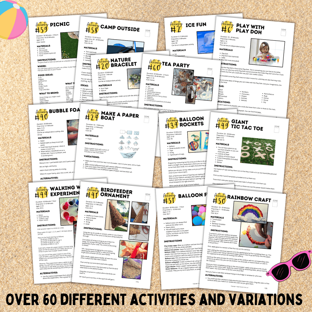 The Ultimate Summer Activity Binder for Kids | Easy Kid's Summer Activities