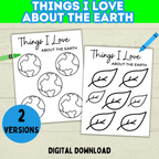 Earth Day Craft | Earth Day Game and Activity | Happy Earth Day | PDF download | Planet Earth | Save Earth | Easy Kids Crafts