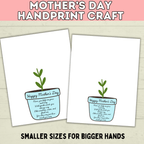Mom Handprint Craft | Mother's Day Handprint Art | Handprint Art Craft | Handprint Flower | Flower Craft | Handprint Keepsake