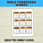 Church Taboo Card Game | Religious Card Game | Games for Church