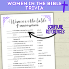 Women in the Bible Trivia Quiz | Bible Quiz | Bible Trivia | Trivia Questions | Trivia game | Church Games | Printable Games | Digital