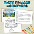 Faith Crafts, Faith Craft Bundle, Bible Crafts, Sunday School Crafts, Homeschool, Christian Crafts, Cut and Paste Crafts, Kids Crafts,