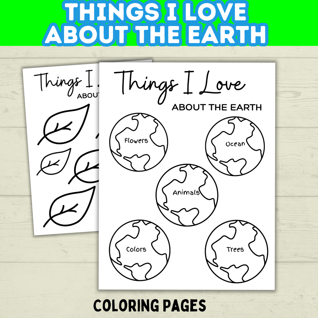 Earth Day Craft | Earth Day Game and Activity | Happy Earth Day | PDF download | Planet Earth | Save Earth | Easy Kids Crafts