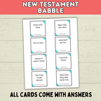 Bible Games | New Testament Game Babble | Youth Church Game | Bible Printable | Digital Download | Party Games | Scriptures | Young Women