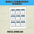 Church Taboo Card Game | Religious Card Game | Games for Church