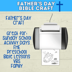 Father's Day Bible Craft for Kids | Bible Craft | Father's Day Craft | Footprint Craft for Dad | Father's Day Gift | Father's Day Card
