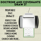 Doctrine and Covenants Game | Doctrine and Covenants Draw it | D&C activity | Doctrine and Covenants Lesson | Come Follow Me | Seminary