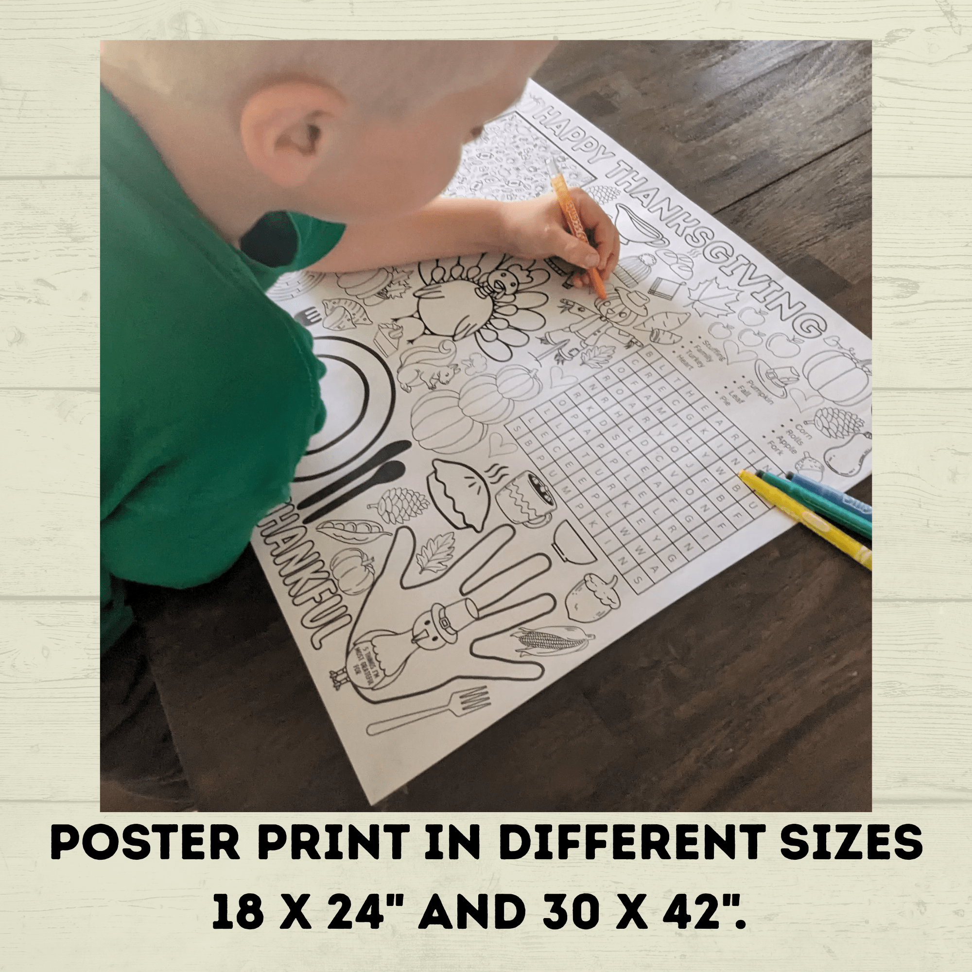 The Mega Kids Thanksgiving Activity and Crafts Bundle