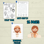 Moses Coloring Pages, Moses Activity Pack, Sunday School Activity, Bible Lesson, Old Testament, Genesis, Christian Craft, Moses and Exodus