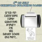 FREE 4th of July Christian Coloring Pages for Kids and Families