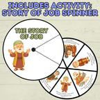 Trust in God Lesson, Bible Lesson, Job Story, Job Lesson, Noah Lesson, Noah and the Ark, Job Trivia, Sunday School Activity