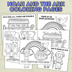 Free Noah's Ark Coloring Pages for Kids and Families, Perfect for Sunday School