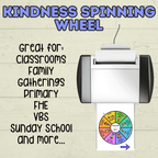 Kindness Craft for Kids, Kindness Spinner Craft, I Can Be Kind, Sunday School Craft