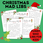 Christmas Holiday Party Games Bundle for Classrooms, Family Reunions, Kids, Adults