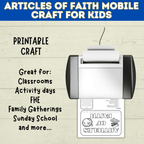 Articles of Faith Craft for Kids | Book of Mormon Craft | Doctrine and Covenants Craft | D&C Craft | Come Follow Me | Sunday School Craft