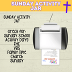 Sunday Activities for Kids | Sunday Jar | Sabbath Day Jar | Bible Activities | Christ Activities | Christian Activities | Church Crafts