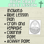 Ruth Craft | Ruth Activity | Bible Craft | Bible Activity Page | Bible Lesson Plan | Ruth Lesson Plan | Ruth Printable | Digital Download