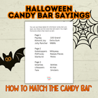 Halloween Candy Bar Pun Gift and Treat Tags