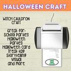 Kids Halloween Craft | Witch's Brew Caldron Craft | Halloween Craft Kit | Halloween Party | Halloween Printable | Digital Download